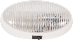 Optronics Oval Porch/ Utility Lights, White w/Switch RVPL7CP