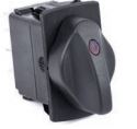Sierra RS20020 Contura Rotary Switch, ON - OFF - ON Red Light