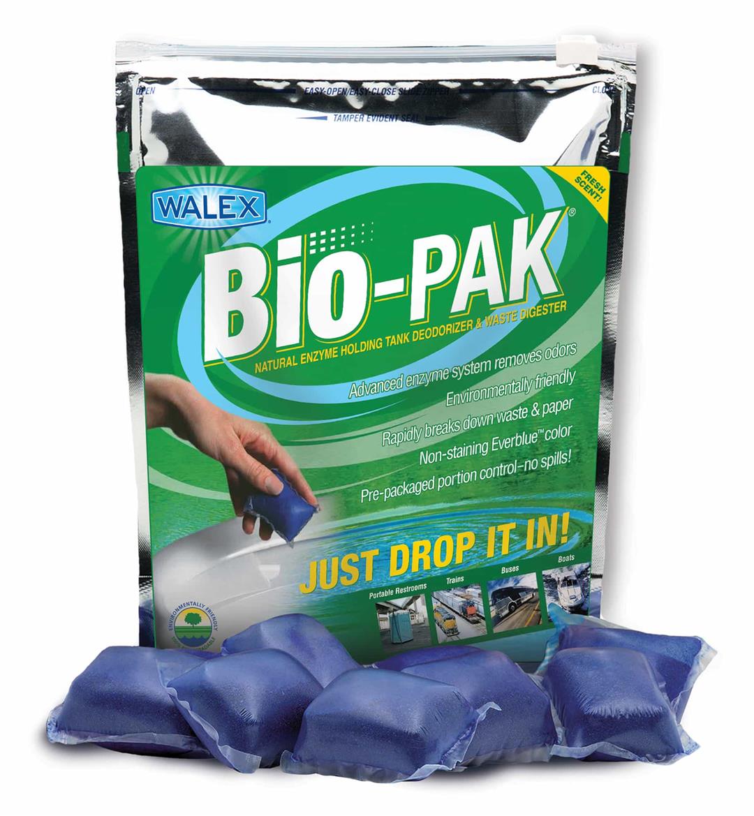 Walex BIOBLUBG Porta-Pak Fresh Scent Holding Tank Deodorizer, 50/Pk