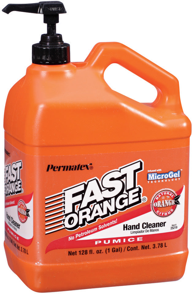 Permatex Fast Orange Hand Cleaner, 1 Gal, 4/case 25219