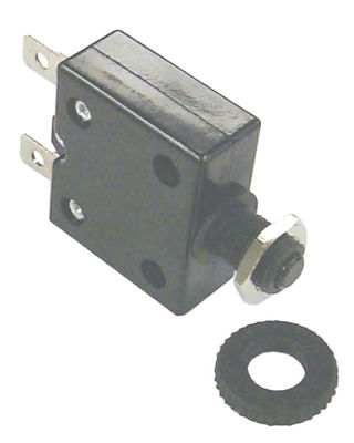Sierra CB41100 Push Button Circuit Breaker, 3 Amp, White
