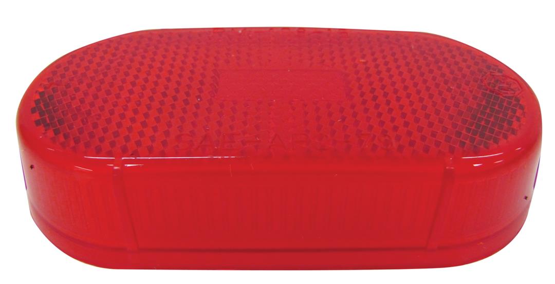 Anderson Replacement Oval Combination Clearance/Side Marker Light Replacement Lens, Red 10815R