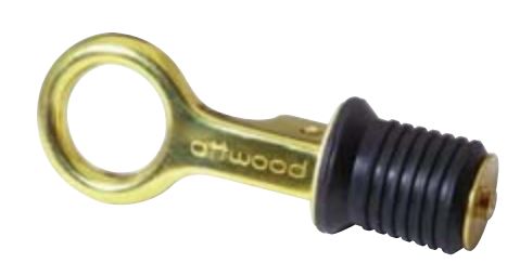 Attwood Brass Snap-Handle Drain Plug Without Chain 7524A7