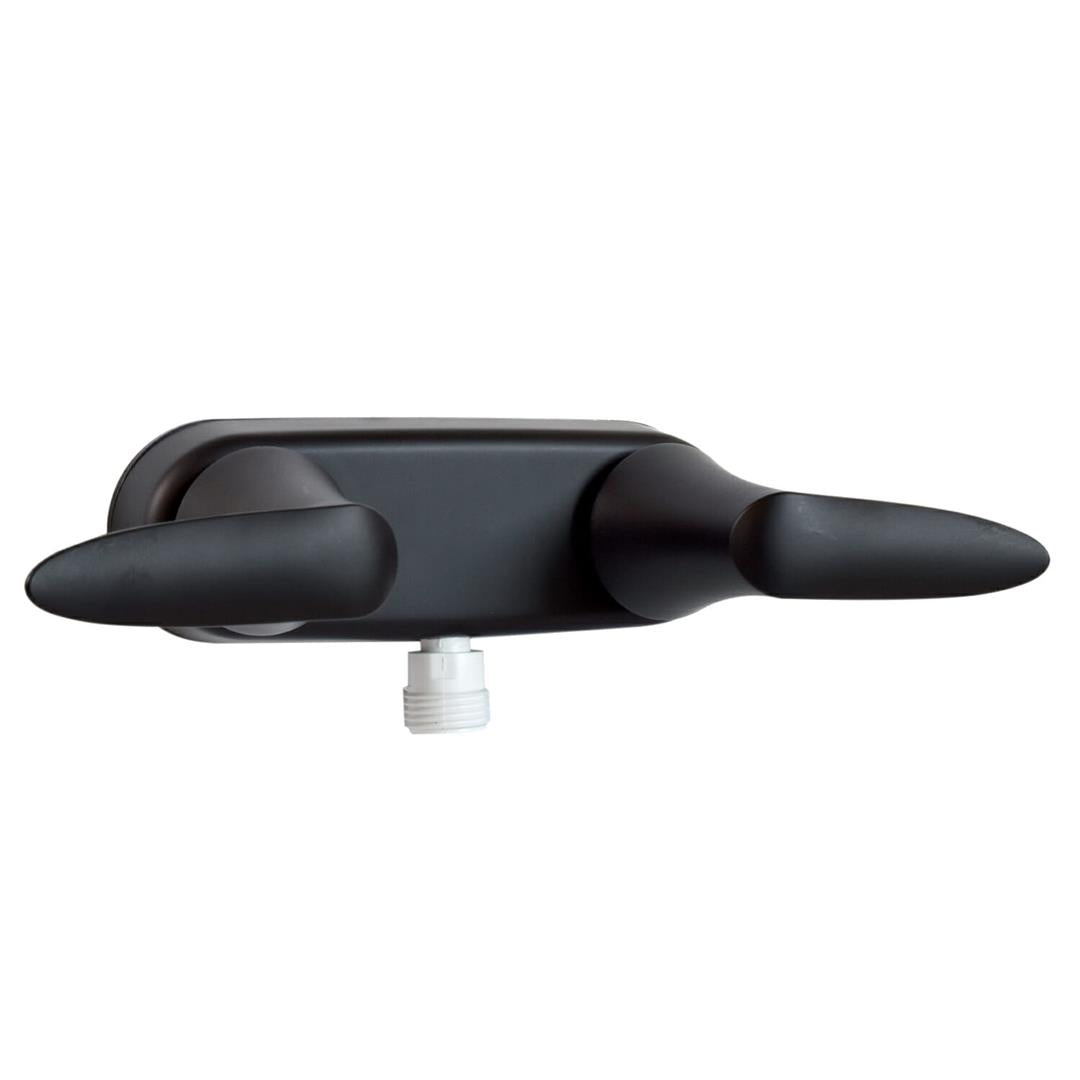 Valterra PF223404 Catalina Matte Black 4" RV Shower Valve Faucet