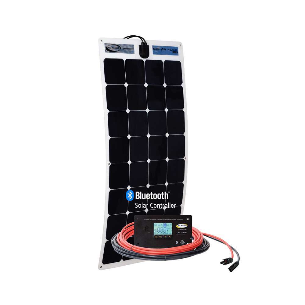 Go Power! 72630 Solar Flex Solar Panel w/30A Controller, 100 Watts