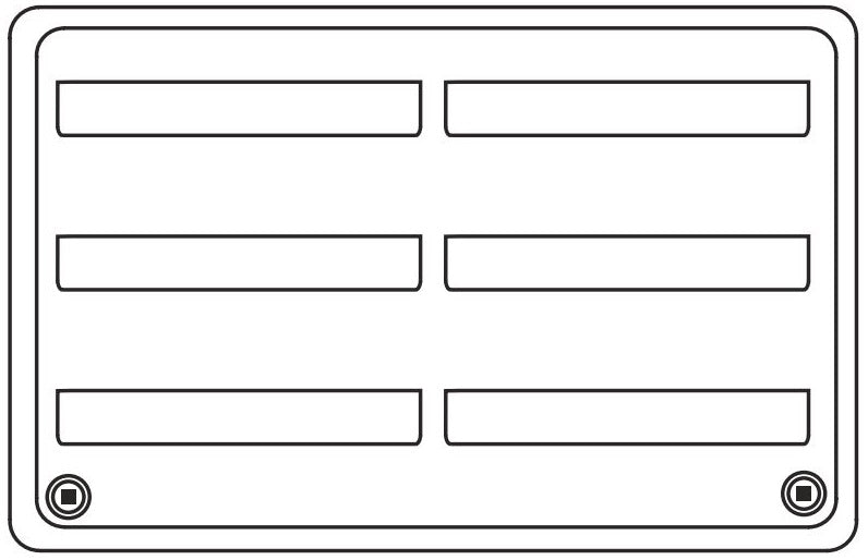 Dometic Refrigerator Upper/Lower Side Vent, Black 3109492004