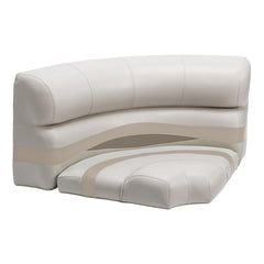 Wise BM110021066 Premier Pontoon 32" Bow Radius Corner Section w/Base, Stone/Mocha Java/Khaki