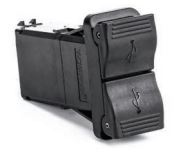 Sierra AP10010 USB Charger - Panel Mount w/Curved Access Doors