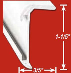 AP Products 021850018 Insert Corner Molding, 8' Polar White