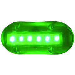 T-H Marine High Intensity LED Underwater Lights, 6 Green LEDs LED51868DP