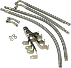 Valterra Minder TM22311VP Tireminder Braided Steel Valve Extender Kit for 16"-19.5" Dually Wheels, Hub Mounted