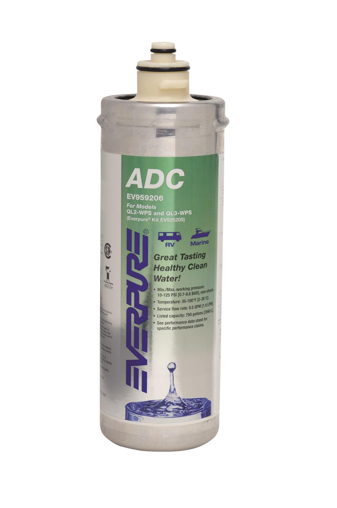 Shurflo EV959206 EverPure Replacement RV Water Cartridge