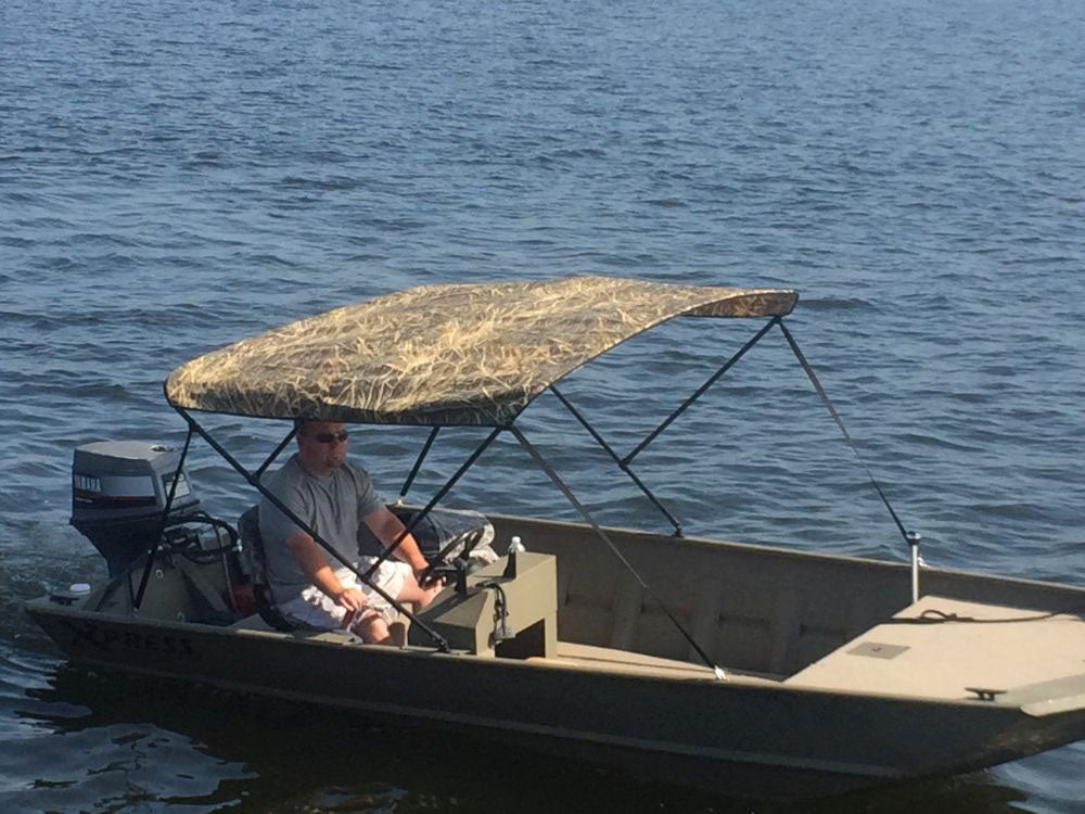 Carver C5481UBBSG 54" High 3 Bow Ready to assemble Bimini Top, 79"-84" MossyOak Shadow Grass C5481UBBSG