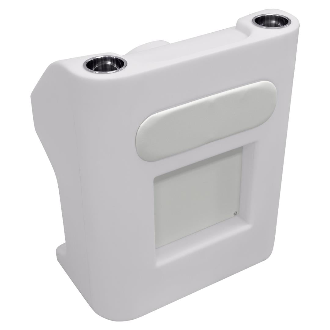 Wise 8WD1168204 Deluxe Pontoon Furniture, Captain Stand, White