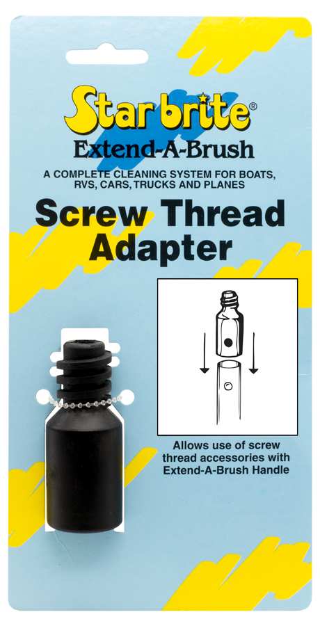 Starbrite 40034 Screw Thread Adapter Fits Quick Connect Handles (Sold Separately)