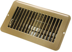 JR Products Metal Floor Registers, Brown Dampered 0228975