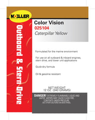 Moeller Color Vision Engine Paint, Caterpillar Yellow 025104