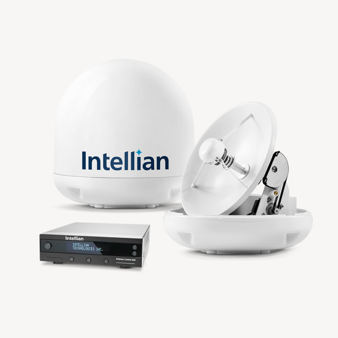 Intellian B4309DN2 i3 US System + DISH MIM-2 (with RG6 3m cable) + RG6 cable, 15m