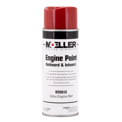Moeller Engine Spray Paint, Volvo Red, DPX & DPS Drives 025815