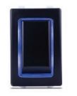 Sierra RK40700B Rocker Switch w/Halo LED Light, ON - OFF - ON (Dependent), DPDT, Blue