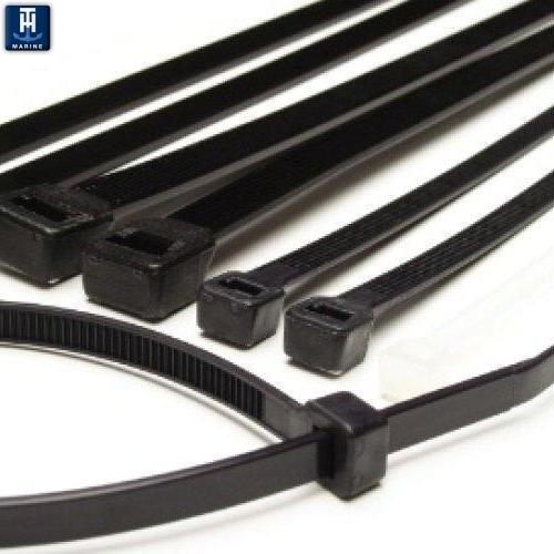 T-H Marine Radiused Cable Tie 7-1/2" Black, 100/Pk 075BRADCDP