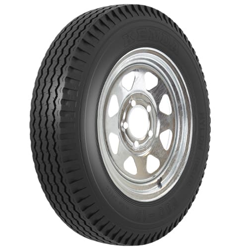 Loadstar Bias Tire and Wheel (Rim) Assembly  480-12 5 Hole 4 Ply 30580