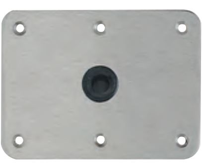 Attwood Lock-N-Pin Base Plate 6" X 8" SP66839