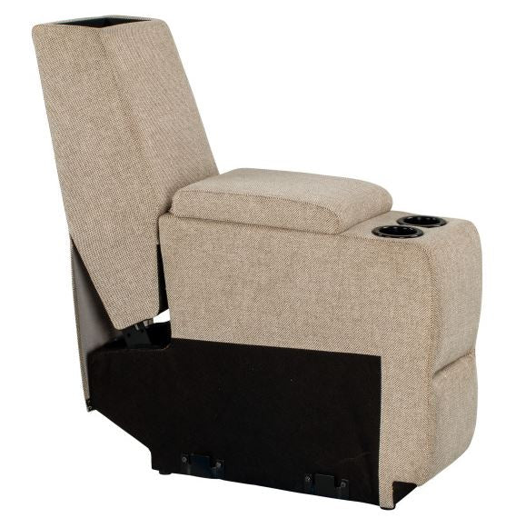 Lippert 759211 Heritage Recliner, Center Console, Cobble Creek