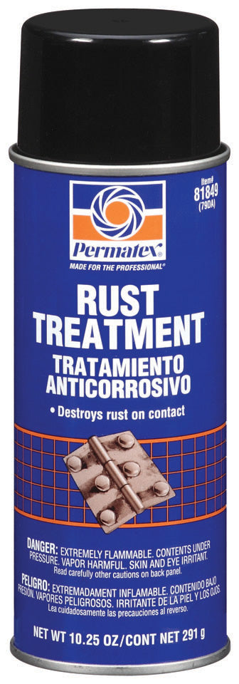 Permatex 81849 Rust Treatment, 10.25 oz, 12/case