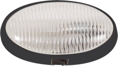 Optronics Oval Porch/ Utility Lights, Black w/Switch RVPL7CBP
