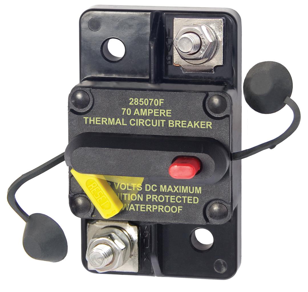 Blue Sea Systems 285 Series DC Cirucit Breaker - Surface Mount 7185BSS