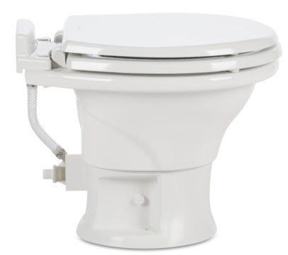 Dometic 311 Series Toilet w/o Sprayer, Low Profile, White 302311681