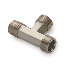 Dometic HF5531 Hydraulic Tee Fitting 3/8" Tube, Aluminum, 3/Kit