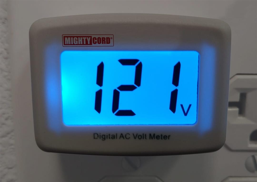 Valterra A10120VM Mighty Cord Digital AC Volt Meter