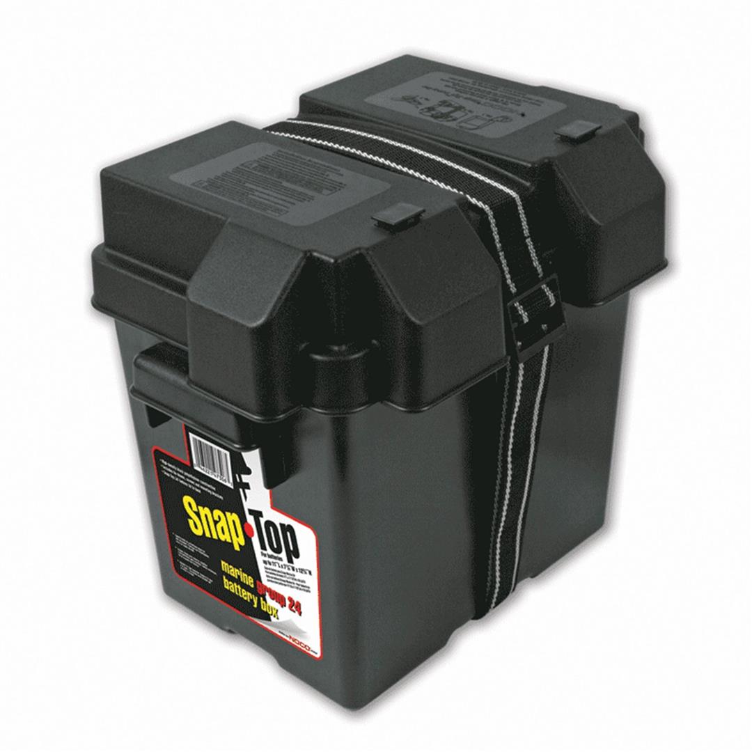 NOCO HM306BK Snap-Top Battery Box, Single 6V
