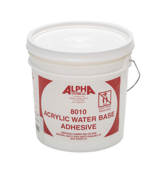 Lippert Alpha Systems 2020002238 Acrylic Water Based Bonding Adhesive, Gal., White