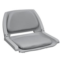Wise 8WD139LS717 Deluxe Molded Plastic Fold-Down Seat w/Cushions, Gray/Gray