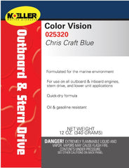 Moeller Color Vision Engine Paint, Chris Craft Blue 025320