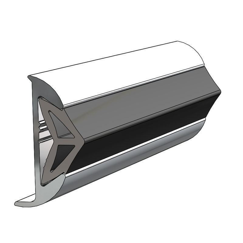 TACO Marine Alum Rub Rail 1-1/2" X 12' A110638TAL