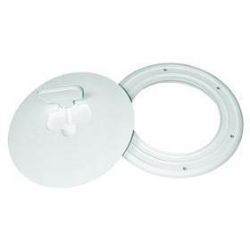 T-H Marine Quick Release Deck Plate 8" Diameter, Polar White DPCAM82DP