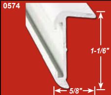AP Products 021574038 Insert Roof Edge, 8' Mill