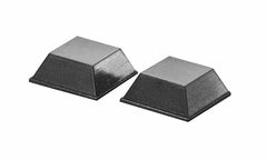Taylor Adhesive-Backed Rubber Door Pads 3/4" x 3/4" (2 per Pack) 1167