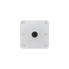 Attwood Lock'N-Pin 3/4" Base Plate 7" x 7" Threaded Zinc Plated Steel 67729T
