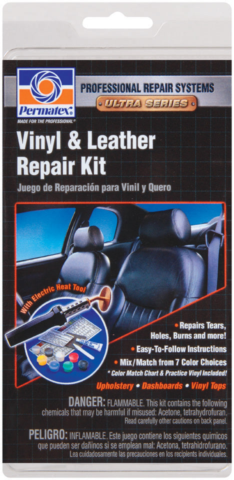 Permatex 81781 Pro Style Vinyl & Leather Repair Kit
