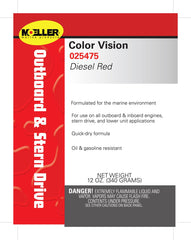 Moeller Color Vision Engine Paint, Fuel Tank Red 025475