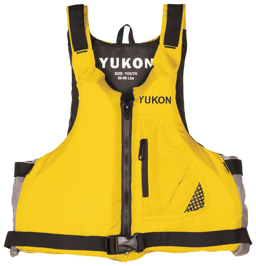 Airhead 3300403AYW Yukon Base Paddle Vest, Youth, Yellow