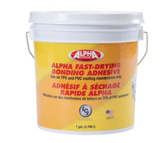 Lippert Alpha Systems 862400 Fast-Drying Water Based Bonding Adhesive, Gal., White