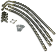 Valterra Minder TM22306VP Tireminder Braided Steel Valve Extender Kit for 22" Aluminum Dually Wheels, Hub Mounted