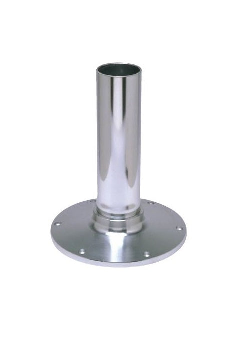 Garelick EEz-in Fixed Height 2.875" Seat Base, Smooth Stanchion, Satin Anodized Finish 75432