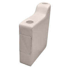 Wise 3009990 Premier Pontoon Armrest, Left Contour, Platinum